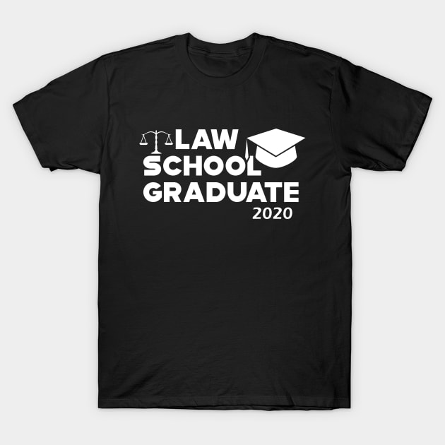 Law School Graduate 2020 T-Shirt by KC Happy Shop